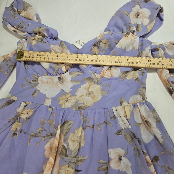 Privy Lavender and Cream Mini  Dress Size M NWT - Picture 10 of 16